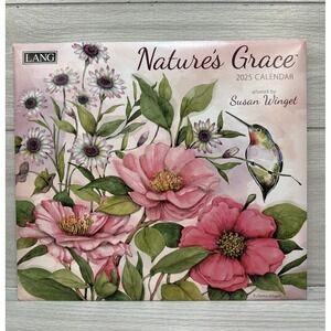 LANG Nature's Grace 2025 Wall Calendar‎ Crafting Repurposing Home Decor